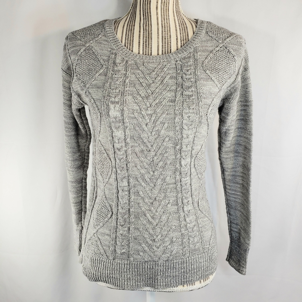 Mossimo Grey Long Sleeve Pullover Sweater Size XSmall